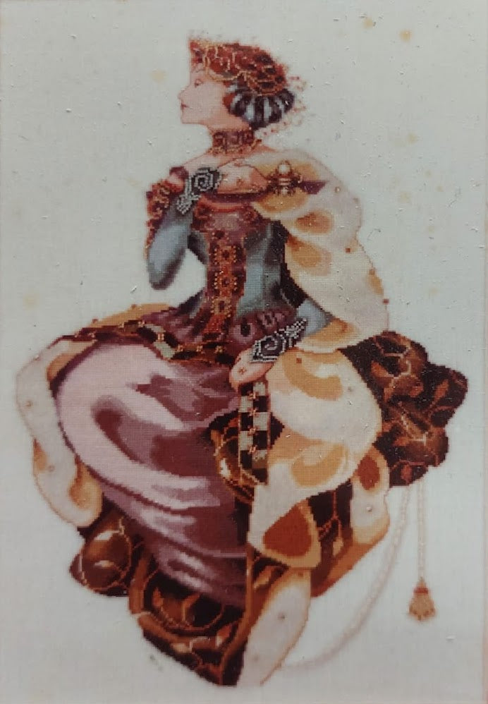 Lámina Punto de Cruz (La Reina del Otoño MB45)