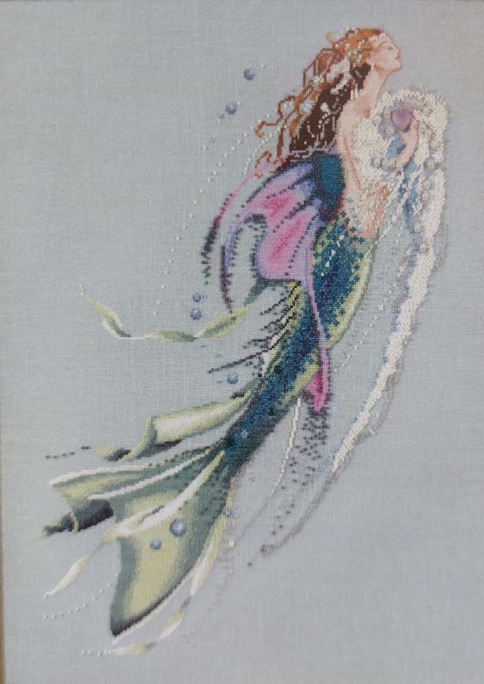 Lámina Punto de Cruz (Mermaid Of The Pearls (MD26)
