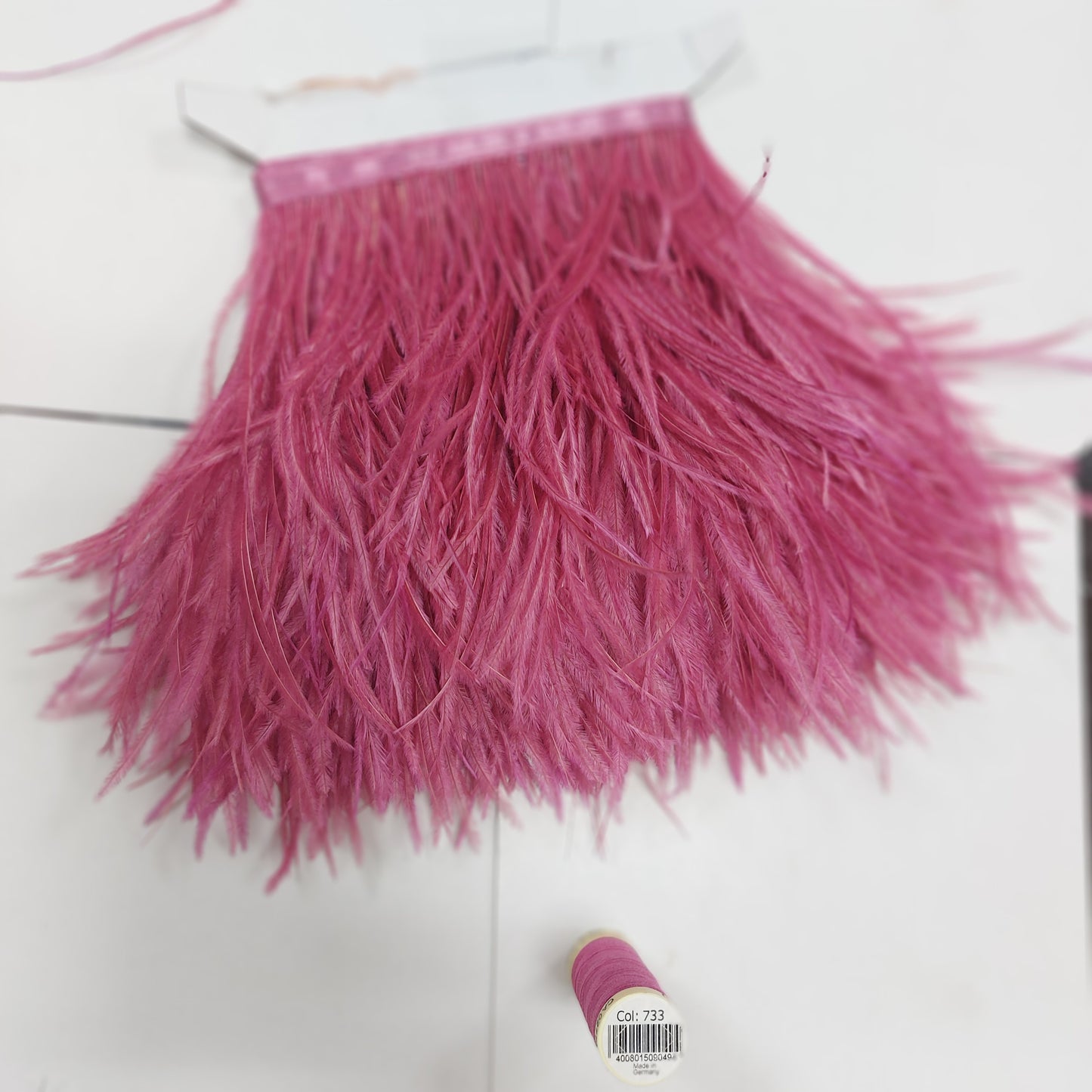 PLUMA DE AVESTRUZ FUXIA