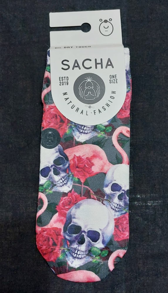 Calcetines Calavera-Flamencos SACHA (talla única)