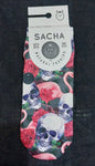 Calcetines Calavera-Flamencos SACHA (talla única)