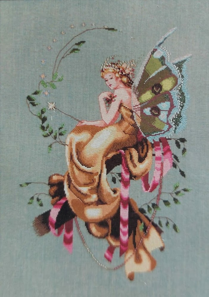 Lámina Punto de Cruz (El Hada del Bosque MB67)