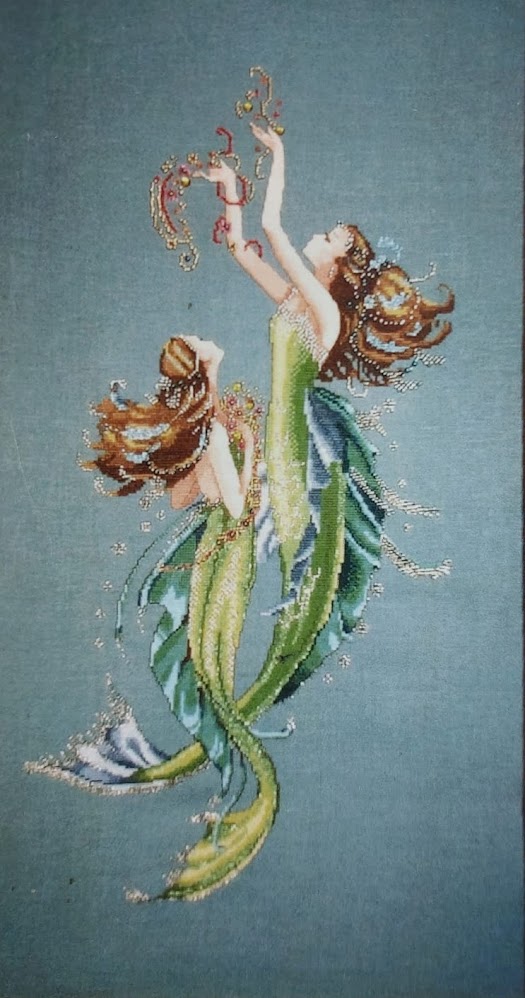 Lámina Punto de Cruz (Mermaids Of The Deep Blue MD85)