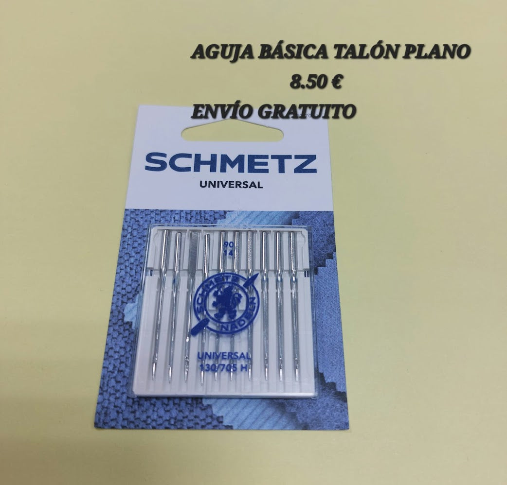 Aguja básica de talón plano (Schmetz)