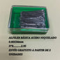 Alfiler básica nº8. Acero niquelado. 0,60x34 mm