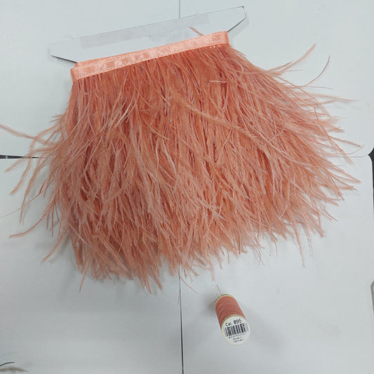 PLUMA DE AVESTRUZ SALMÓN